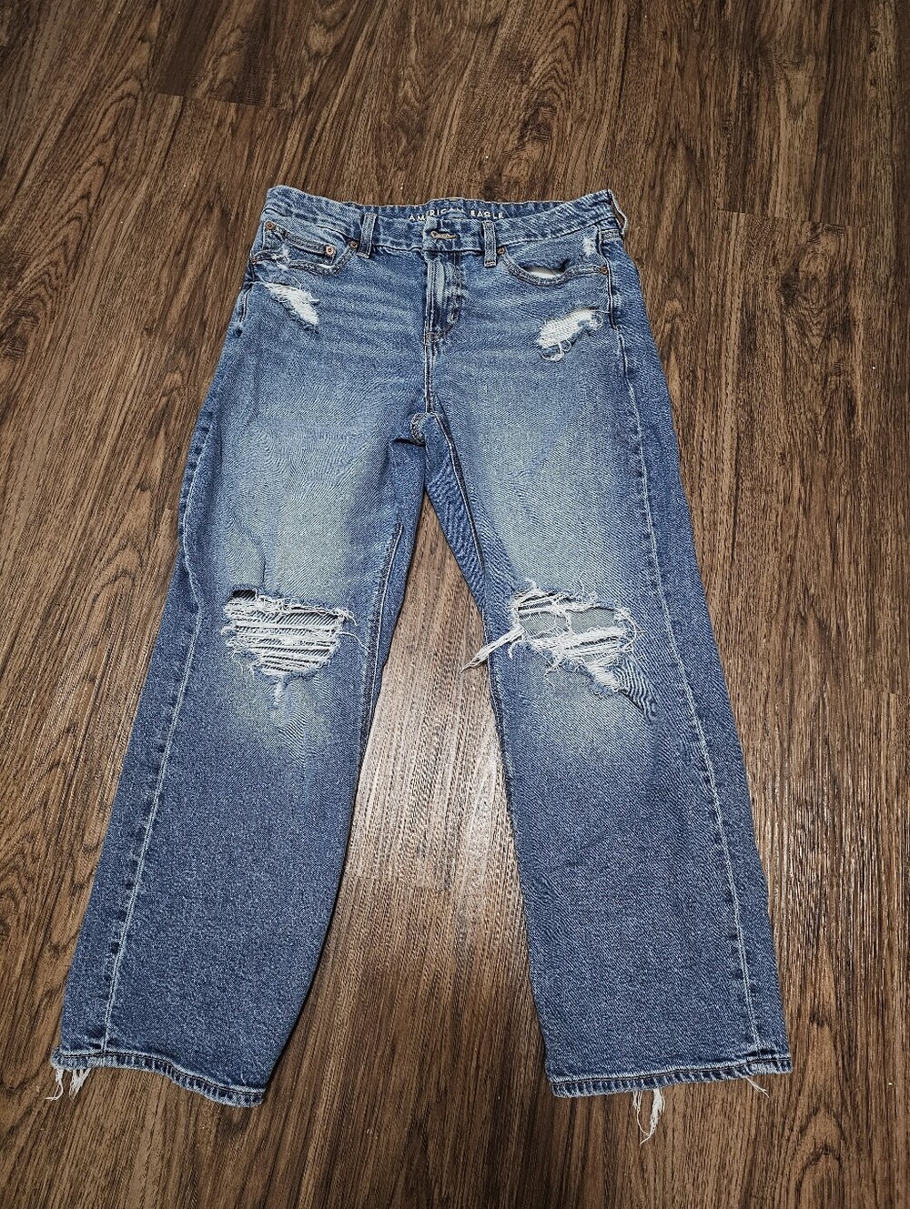 Womens American Eagle Curvy Straight